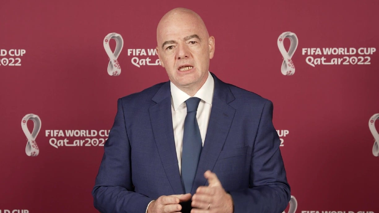 Infantino asegura que no habrá discriminación en el Mundial de Qatar: "Todos son bienvenidos, independientemente de su orientación sexual"