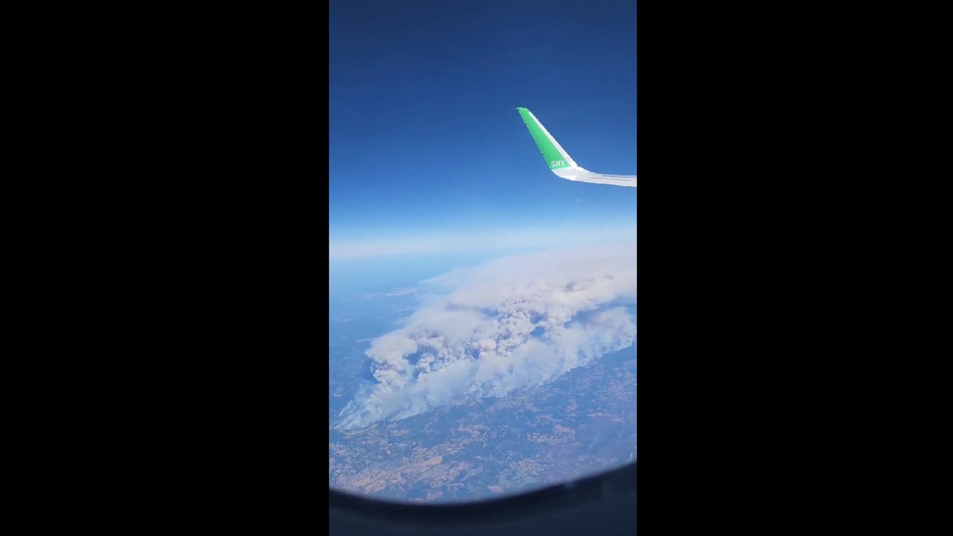 incendio forestal, avión, vuelo, p