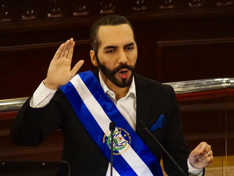 El mandatario salvadoreño Nayib Bukele