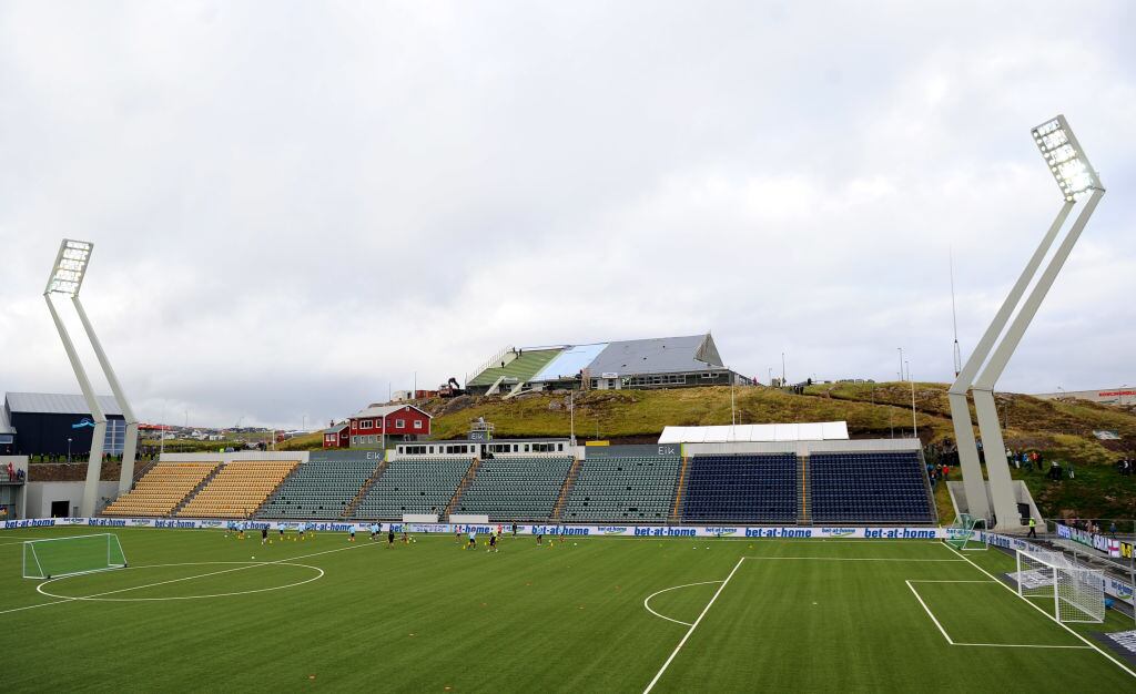El Estadio Torsvollur de la ciudad de Torshavn