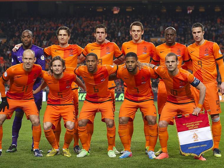 Selección de Holanda en el año 2013