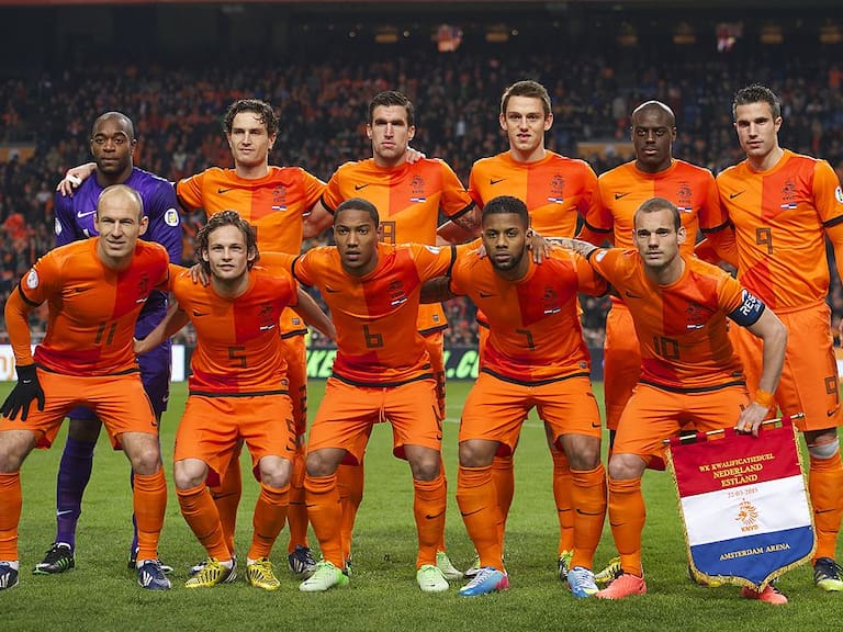 Selección de Holanda en el año 2013