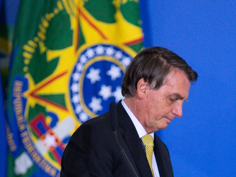 El ultraderechista Jair Bolsonaro en un acto en Brasilia