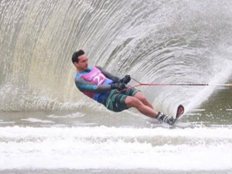Felipe Miranda consiguió otra medalla de plata en el esquí náutico