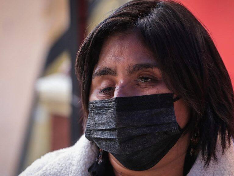 30 de julio del 2021/SANTIAGOConsejo Nacional Directivo de la CUT apoya causa de Fabiola Campillay y simboliza en ella la masiva violación a derechos humanos de trabajadores y trabajadoras durante este Gobierno.
FOTO: SEBASTIAN BELTRAN GAETE/AGENCIAUNO