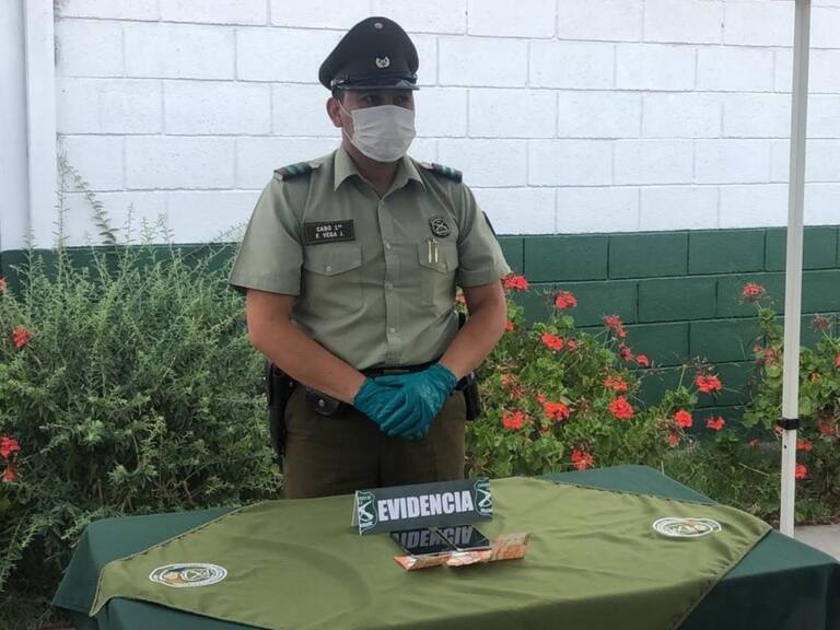 Evidencia de Carabineros en el caso de los lanzazos en Estación Central