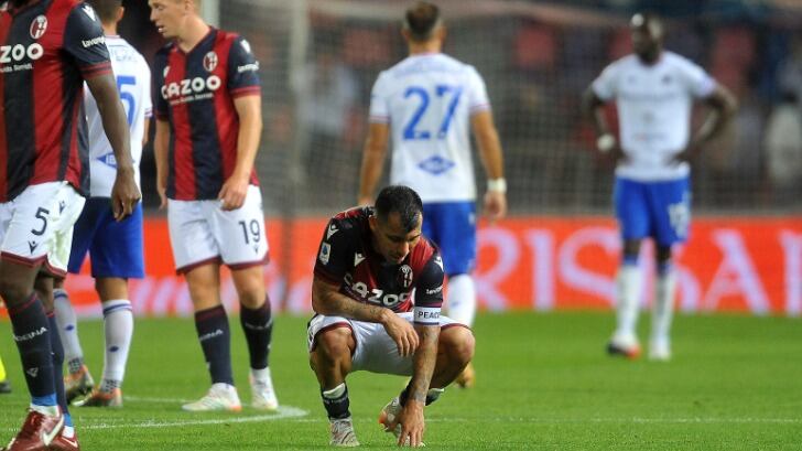 Con Medel todo el partido: Bologna empata ante el colista de la Serie A y sigue cerca de la zona de descenso