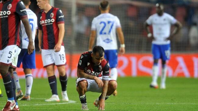 Con Medel todo el partido: Bologna empata ante el colista de la Serie A y sigue cerca de la zona de descenso