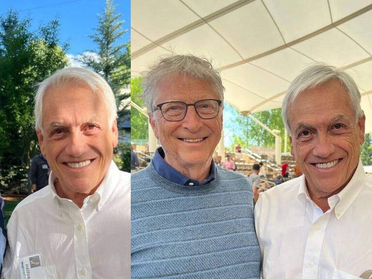 Piñera se reúne con Bill Gates, Mark Zuckerberg y Jeff Bezos en encuentro de multimillonarios