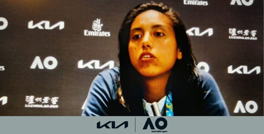 Daniela Seguel tras su eliminación en la qualy de Australia: "En los momentos tensos no jugué el mejor tenis"