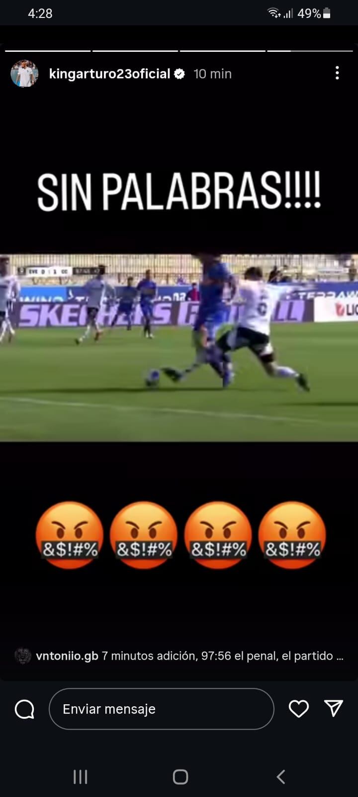 Captura: @kingarturo23oficial