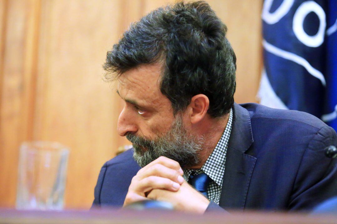 Cristian Warnken 11 de marzo de 2020/SANTIAGO
El escritor Cristin Warnken, durante acto de la Fundacin Patricio Aylwin Azcar y el Partido Demcrata Cristiano conmemoran los 30 aos del inicio del primer gobierno democrtico de Chile, tras el fin de la dictadura.
FOTO: JOS FRANCISCO ZòIGA/AGENCIAUNO