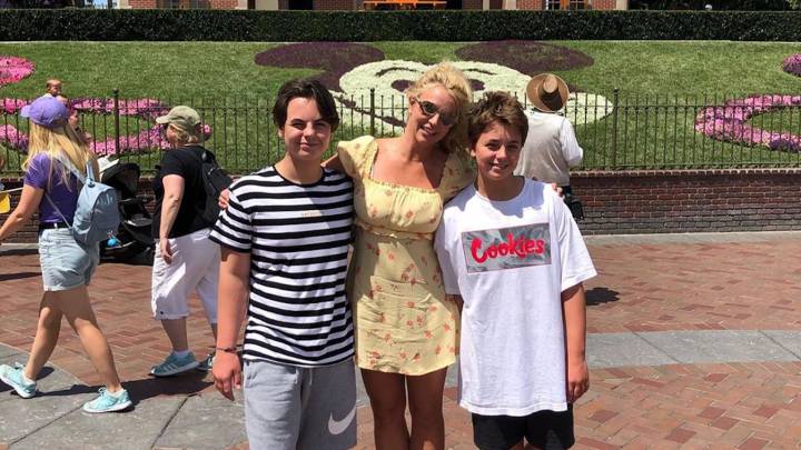 «Soy muy afortunada»: Britney Spears compartió fotografía junto a sus dos hijos