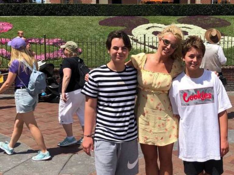 «Soy muy afortunada»: Britney Spears compartió fotografía junto a sus dos hijos