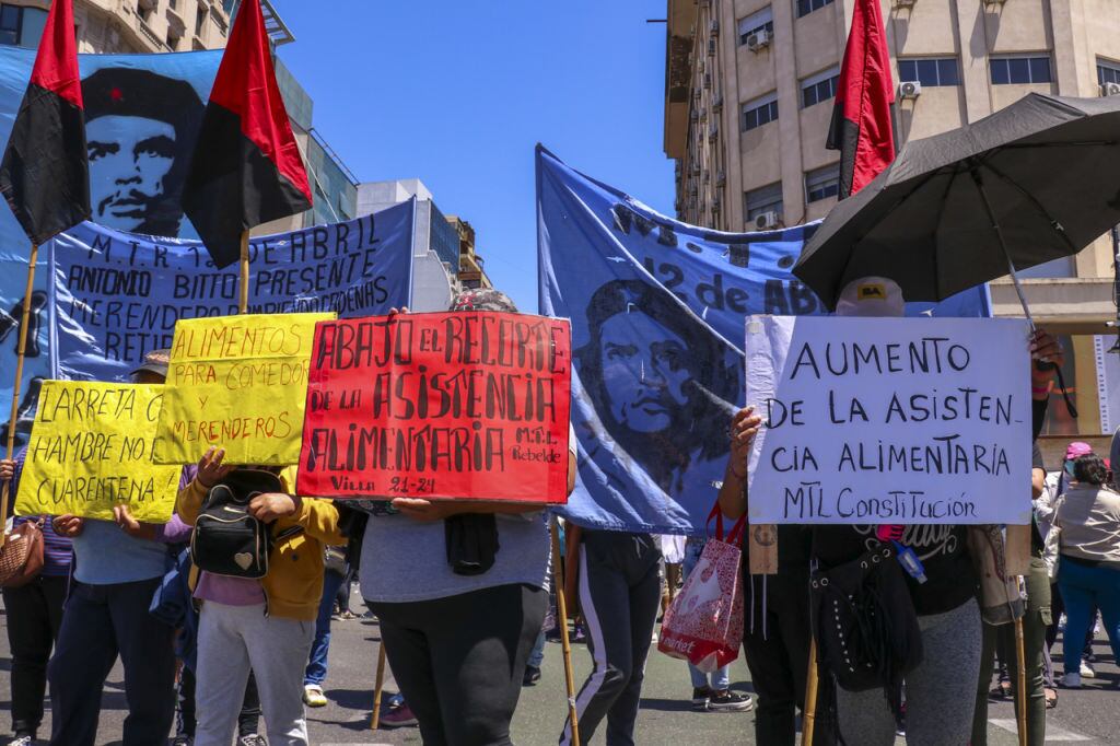 Protestas contra la crisis alimentaria en Argentina