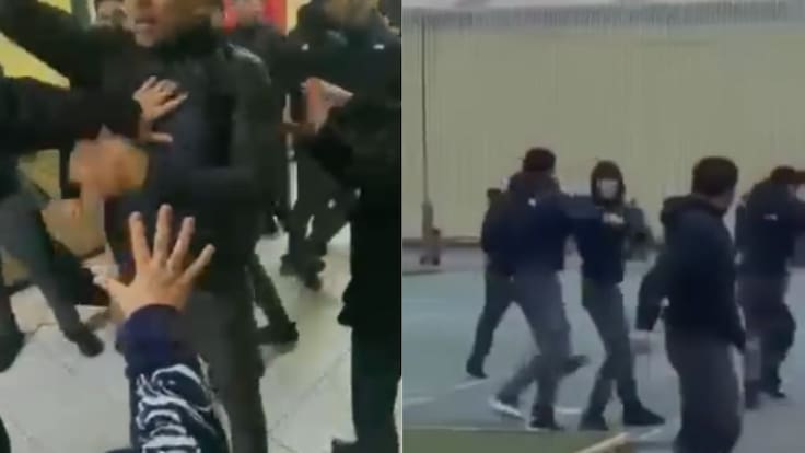 Pelea masiva en liceo de Talcahuano: riña entre estudiantes termina con 14 detenidos y docentes heridos