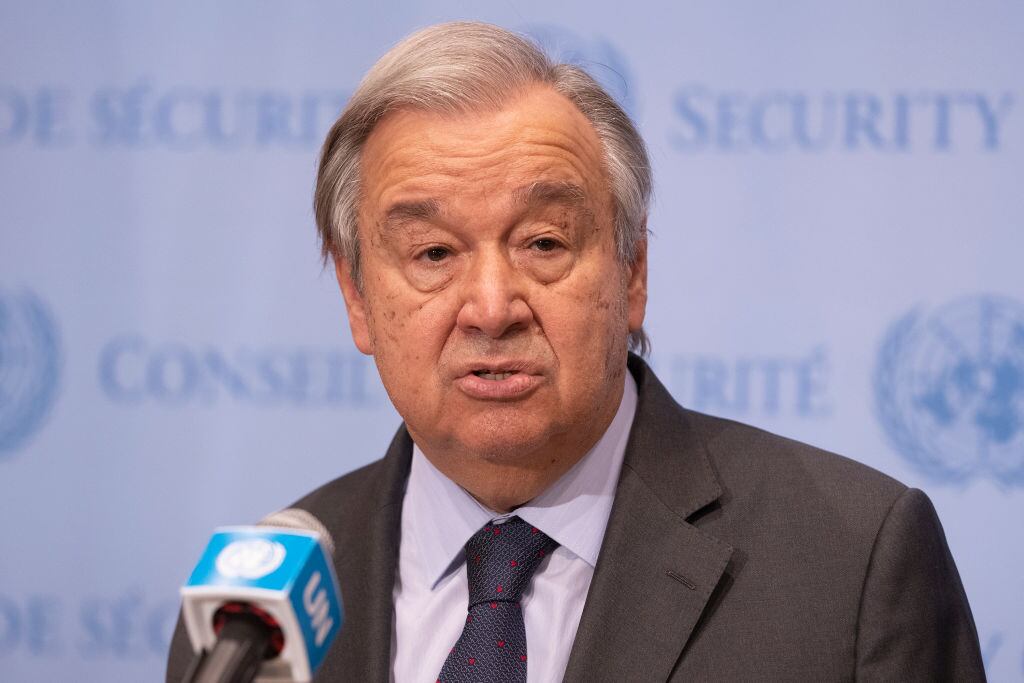 El secretario general de las Naciones Unidas Antonio Guterres
