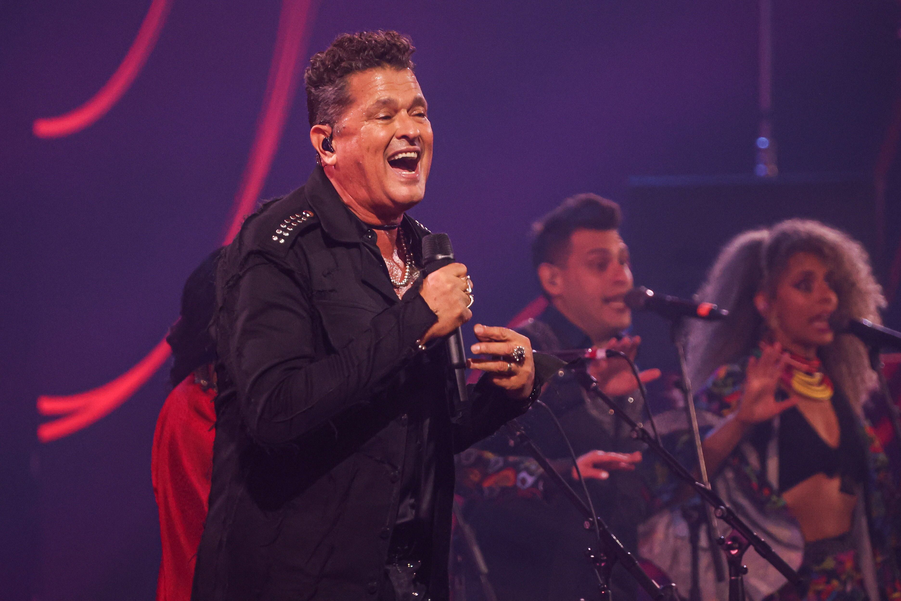 Carlos Vives, durante el 64 Festival Internacional de la Canción Viña 2025 en la Quinta Vergara.