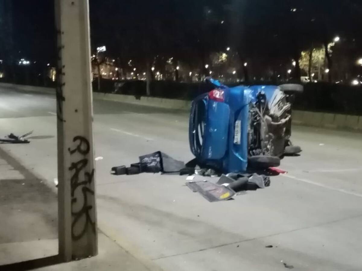Fatal accidente en Recoleta deja un fallecido: conductor y ocupantes de uno de los vehículos involucrados huyeron del lugar