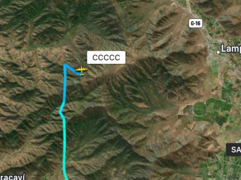 En tres áreas de interés y con geolocalización: así se desarrolla la compleja búsqueda de la avioneta ambulancia desaparecida en Curacaví