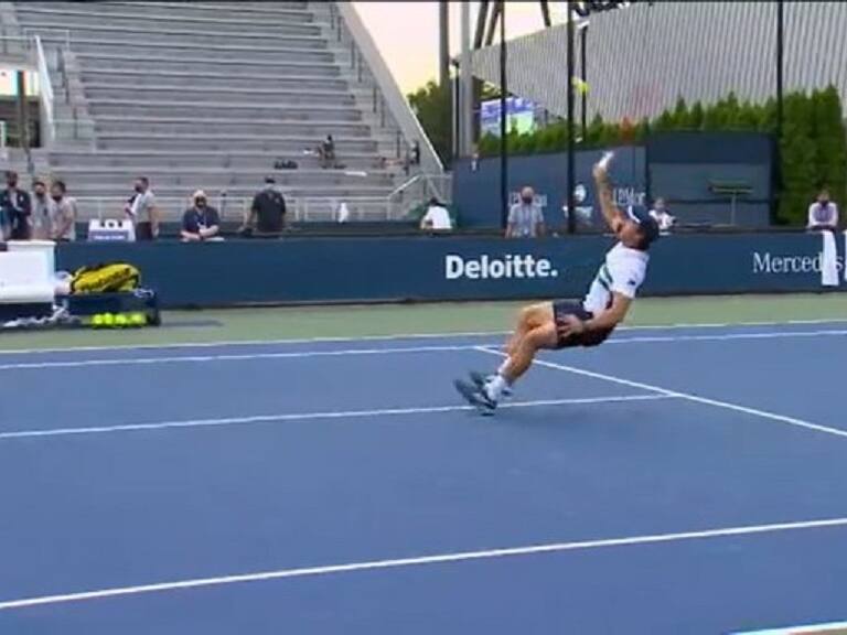 Emuló al Chino Ríos: así fue el espectacular punto de Pablo Cuevas en el US Open
