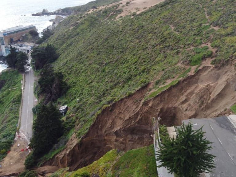 sistema frontal - región de valparaíso - socavón