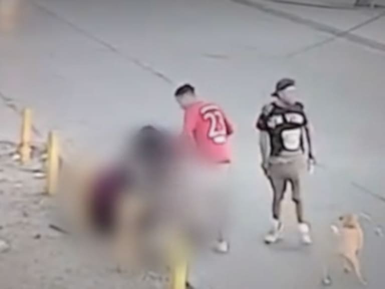 Revelan momento clave de brutal ataque contra hombre en situación de calle en San Bernardo