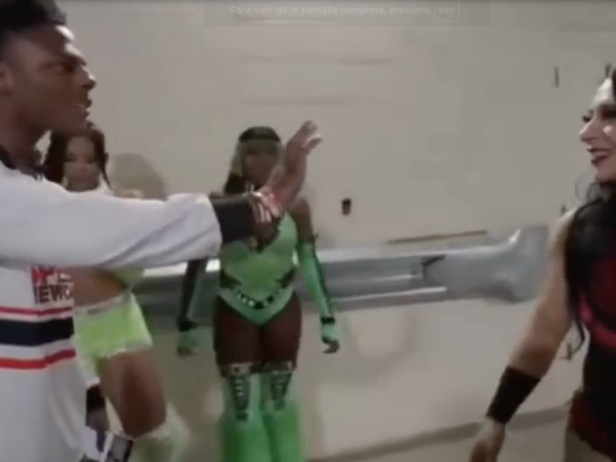 Tras histórico debut en Royal Rumble: Así fue el encuentro entre Speed y la luchadora chilena Stephanie Vaquer en WWE