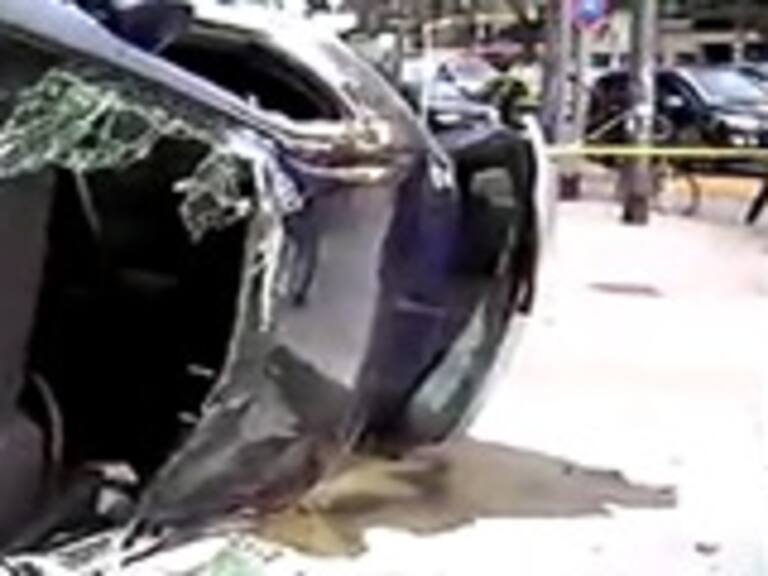 FOTOS Así quedó el auto de Zamorano tras chocar en Buenos Aires