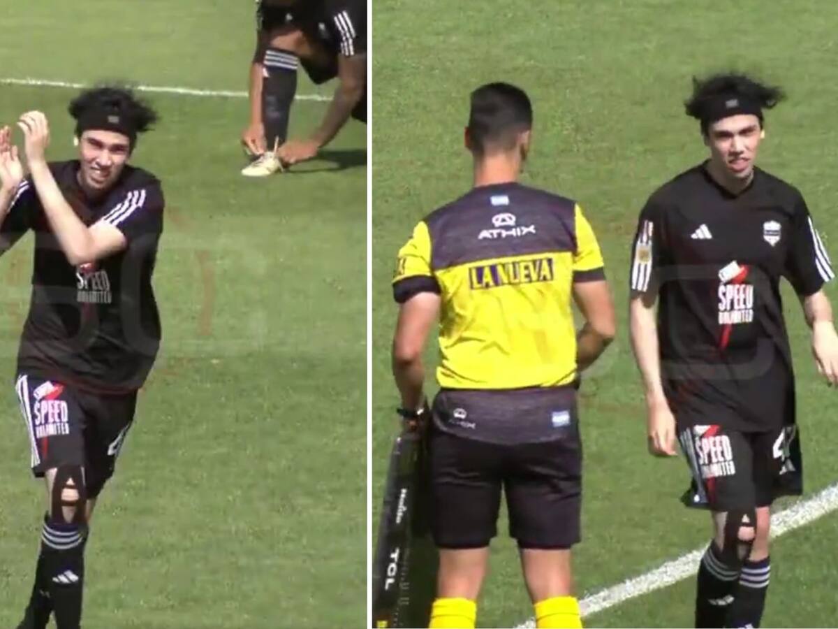 El insólito debut de streamer argentino en Primera División: jugó 78 segundos y fue sustituido