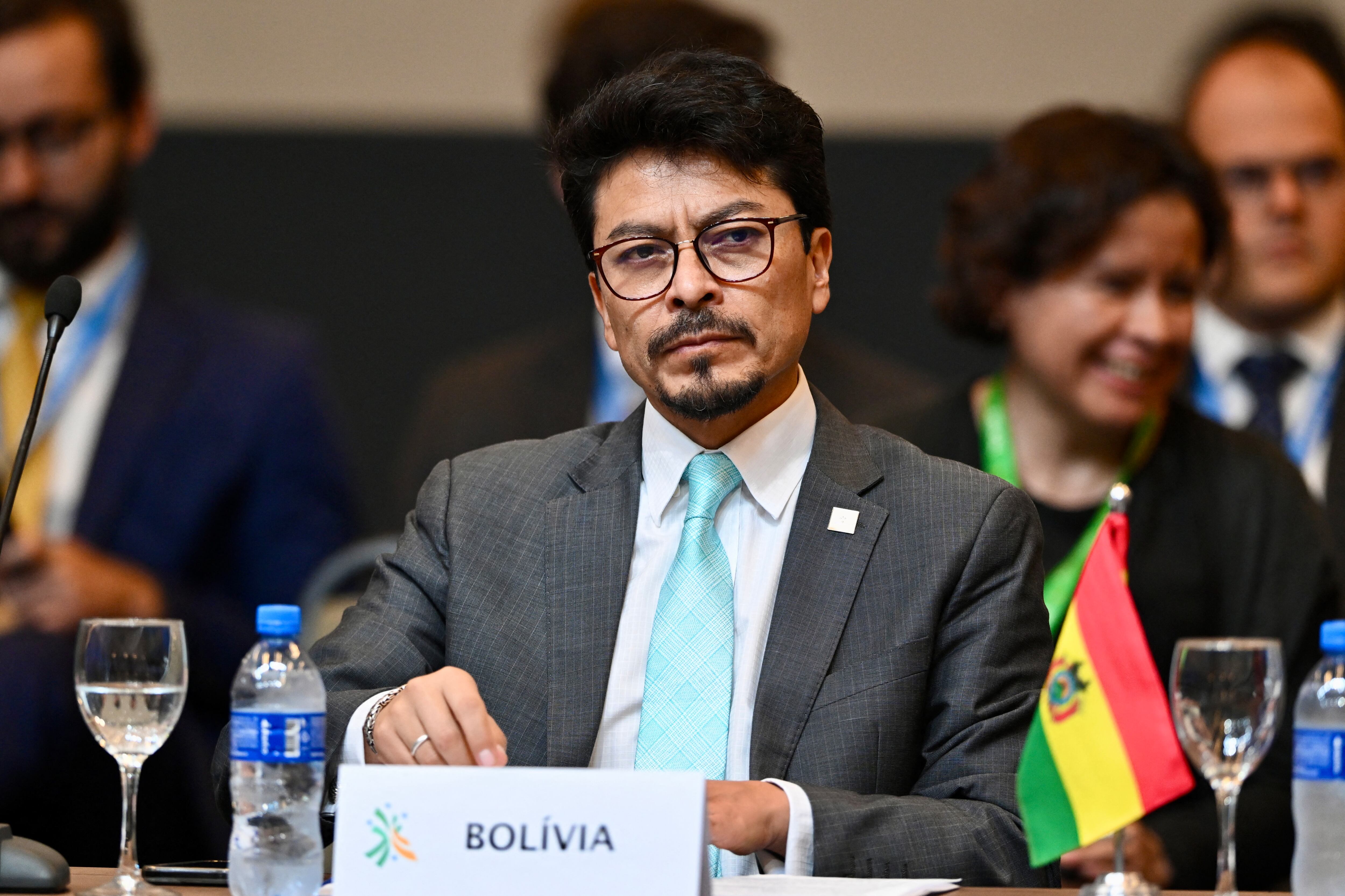 El canciller de Bolivia, Fernando Aramayo