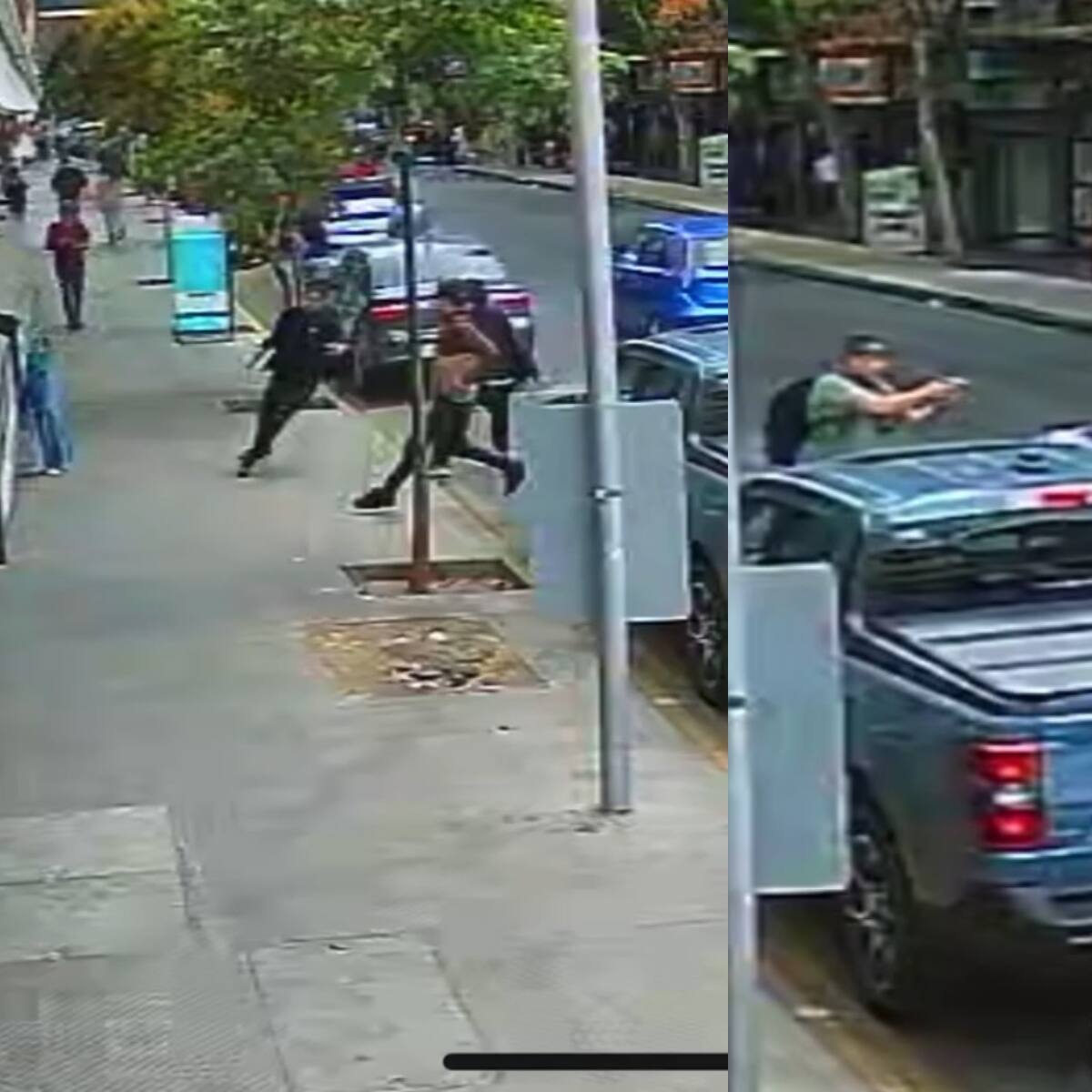 Carabinero frustra robo fuera de sucursal bancaria en 10 de Julio: apuntó a ladrones con su pistola