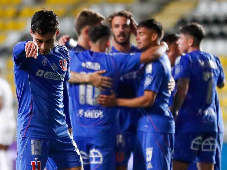 El festejo de la U tras avanzar en Copa Sudamericana