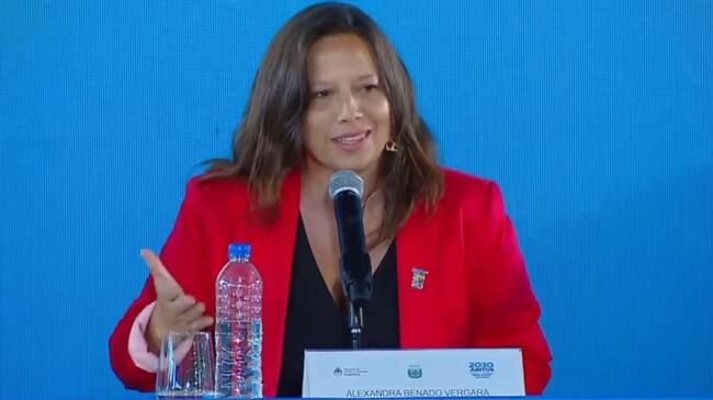 Alexandra Benado: "Tendremos una postulación, seria y austera para que Sudamérica reciba el Mundial 2030"