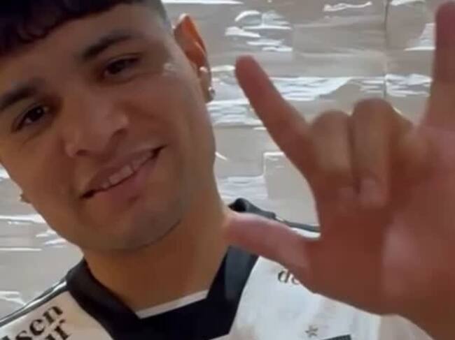 Claudio Aquino apareció por primera vez con la camiseta de Colo Colo | Captura de pantalla