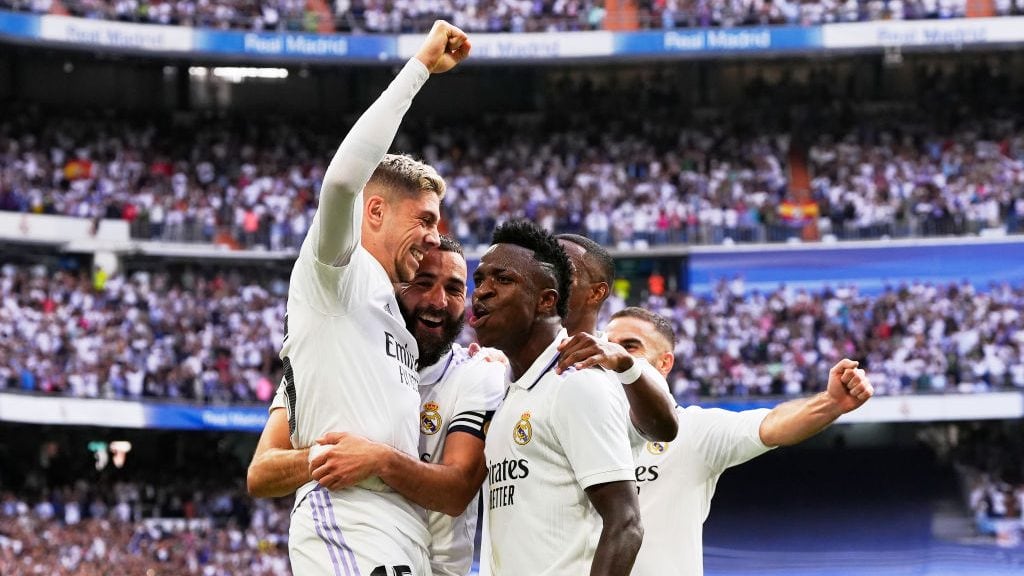 Real Madrid festeja en El Clásico ante el Barcelona por La Liga