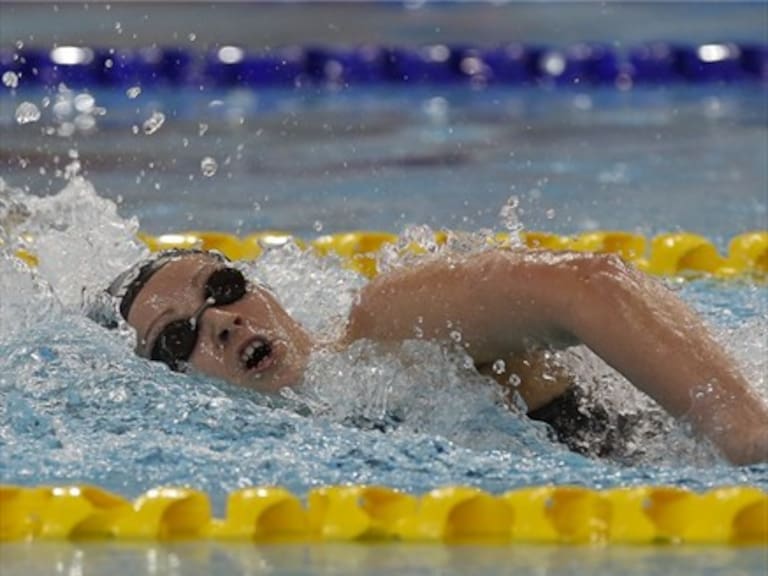 Kristel Kobrich sumó medalla de plata en la prueba de 1500 metros en natación