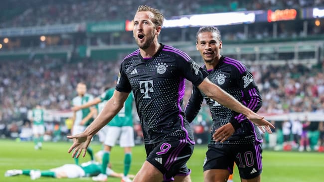 Harry Kane anota por primera vez en el Bayern Munich para golear al Werder Bremen