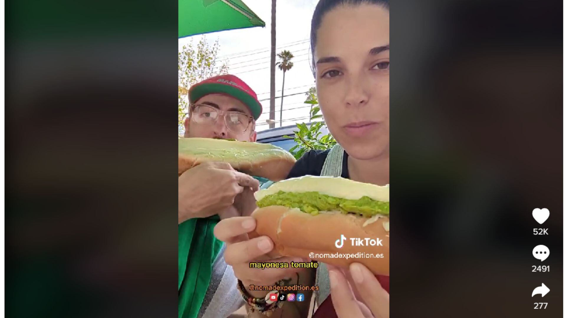 turistas españoles, tiktok, Chile, aguacate, palta, p
