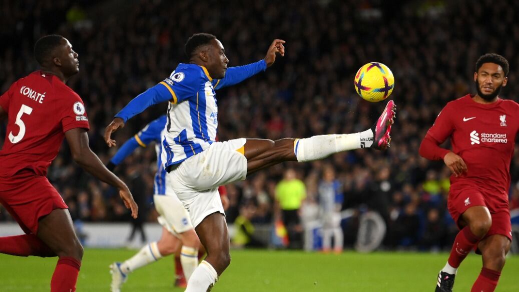 Brighton humilla al Liverpool y Welbeck cierra el triunfo con un golazo de antología