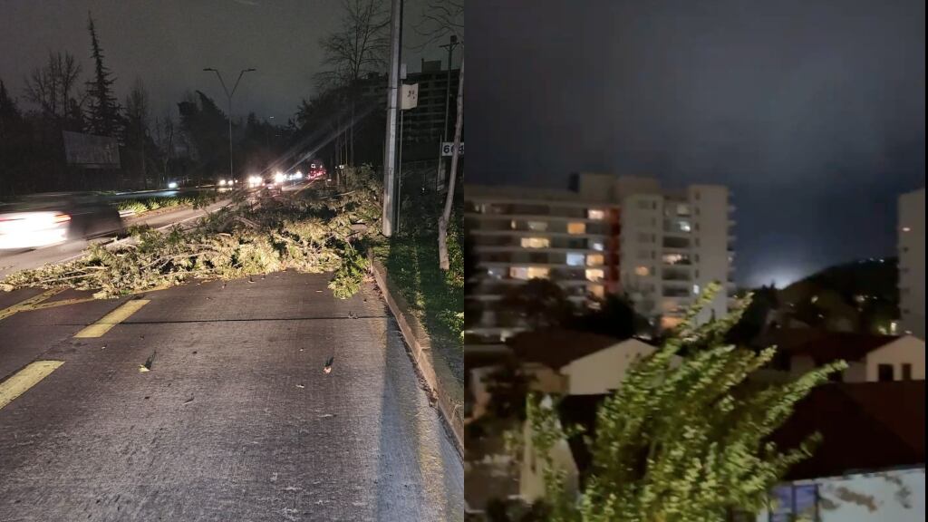 Cortes de luz en la zona oriente de Santiago: estas son las comunas sin electricidad por el sistema frontal