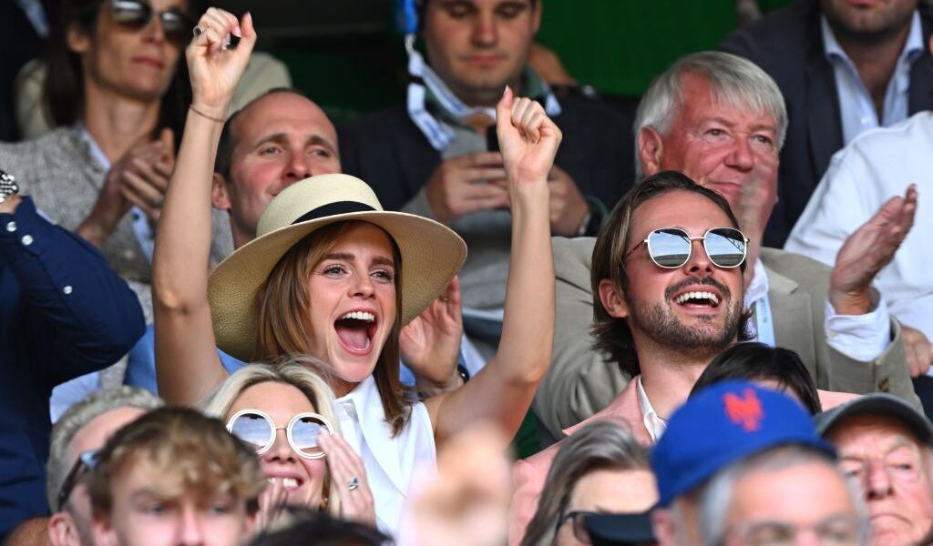 Emma Watson en la final de Wimbledon / Getty Images