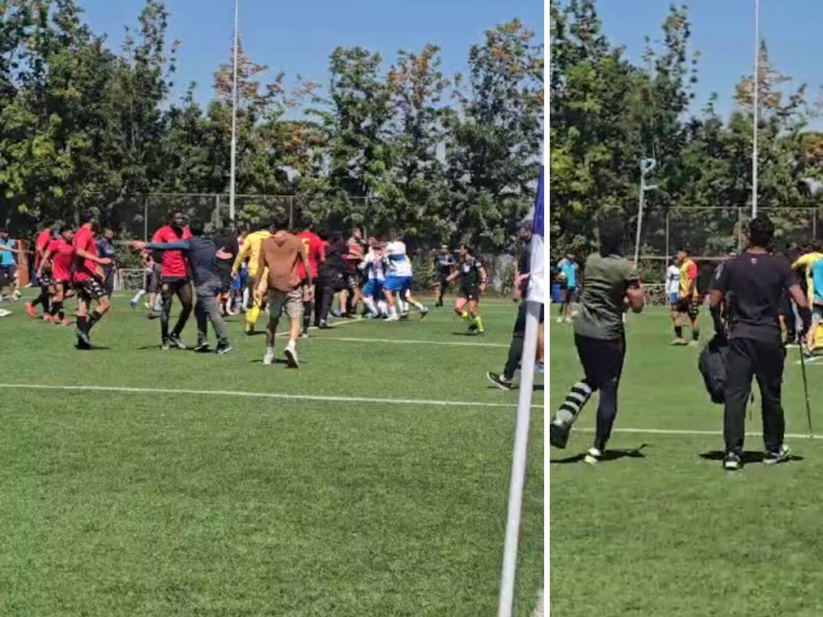Jugadores de la UC y Unión Española terminaron a los golpes en las semifinales del Torneo Proyección