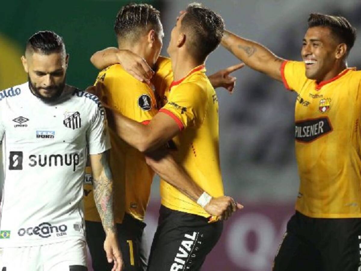 Ariel Holan tuvo un pésimo debut junto a Santos en la Copa Libertadores: cayeron ante Barcelona de Guayaquil en Brasil