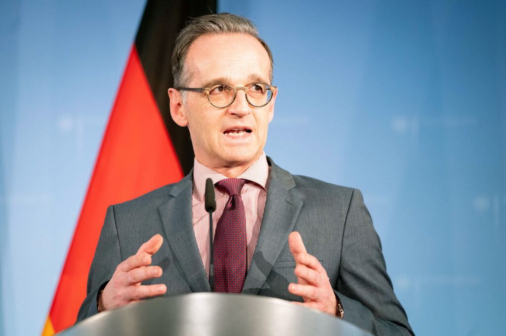 El ministro de relaciones exteriores alemán Heiko Maas