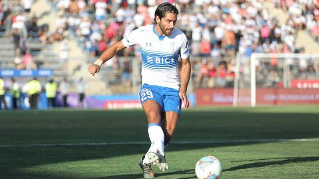 2 de Febrero del 2020, Santiago.Stefano Magnasco (C) ,durante el partido valido por la segunda fecha del Campeonato Nacional AFP PlanVital 2020, entre Universidad Catolica vs O'Higgins, disputado en el Estadio San Carlos de Apoquindo.
FOTO: AGENCIAUNO