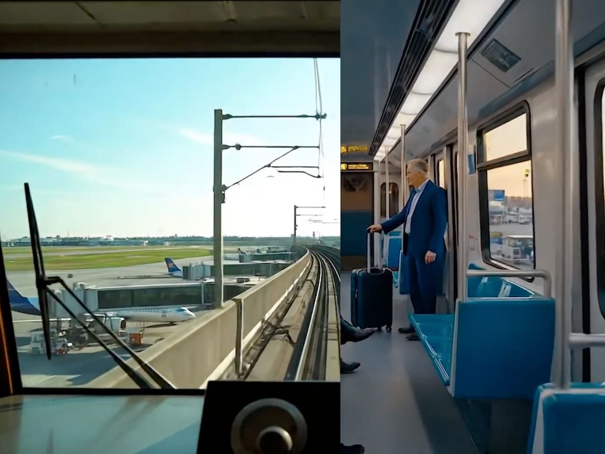 Revelan cómo será el nuevo metro que conectará con el Aeropuerto de Santiago