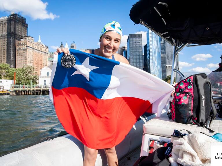 Bárbara Hernández tras nadar por la isla de Manhattan: «El objetivo es seguir haciendo historia»