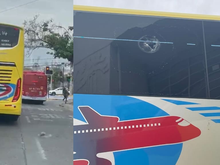 No aprenden: hinchas de la U apedrean el bus de Lanús y protagonizan incidentes en los exteriores del Estadio Nacional