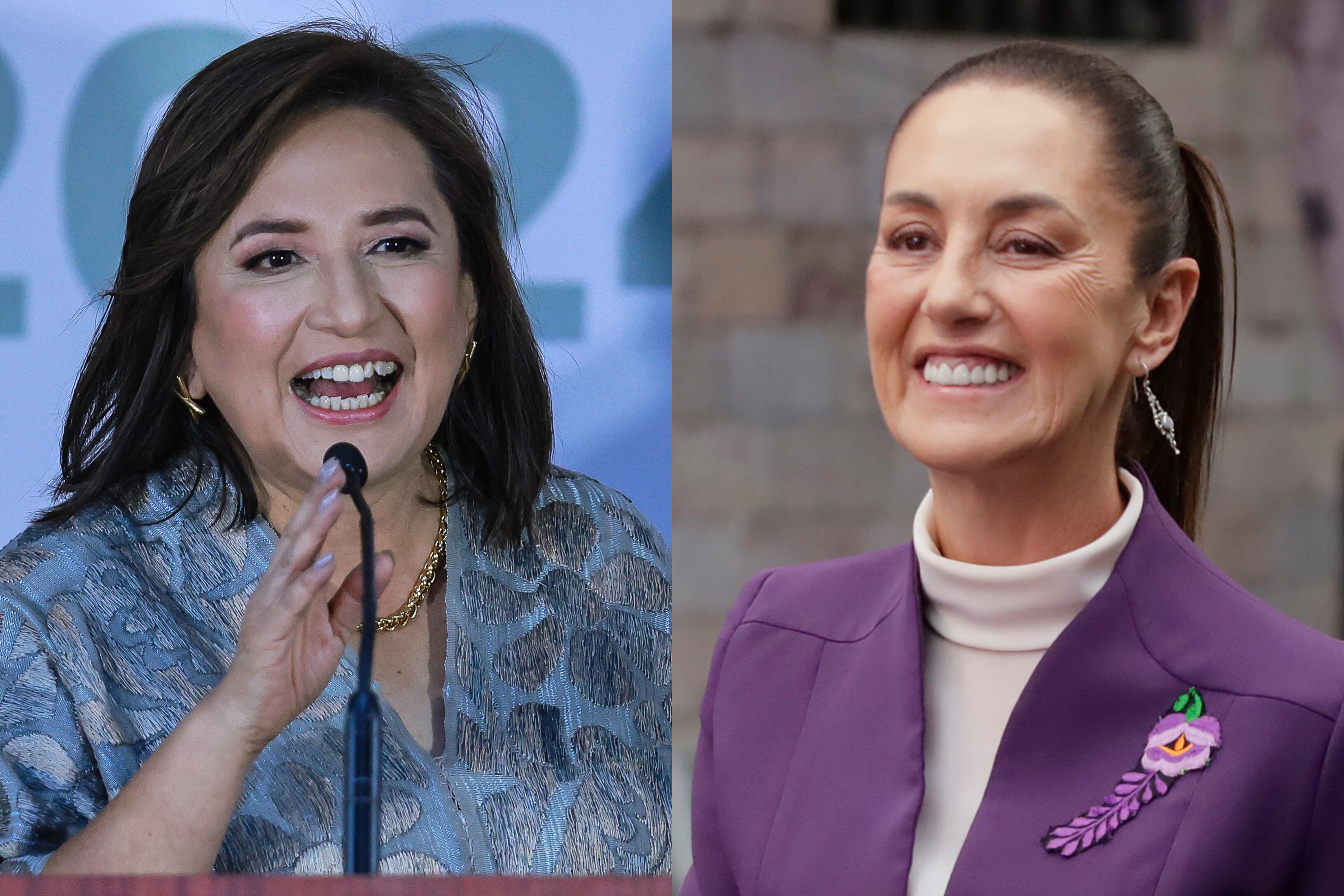 Xóchitl Gálvez y Claudia Sheinbaum